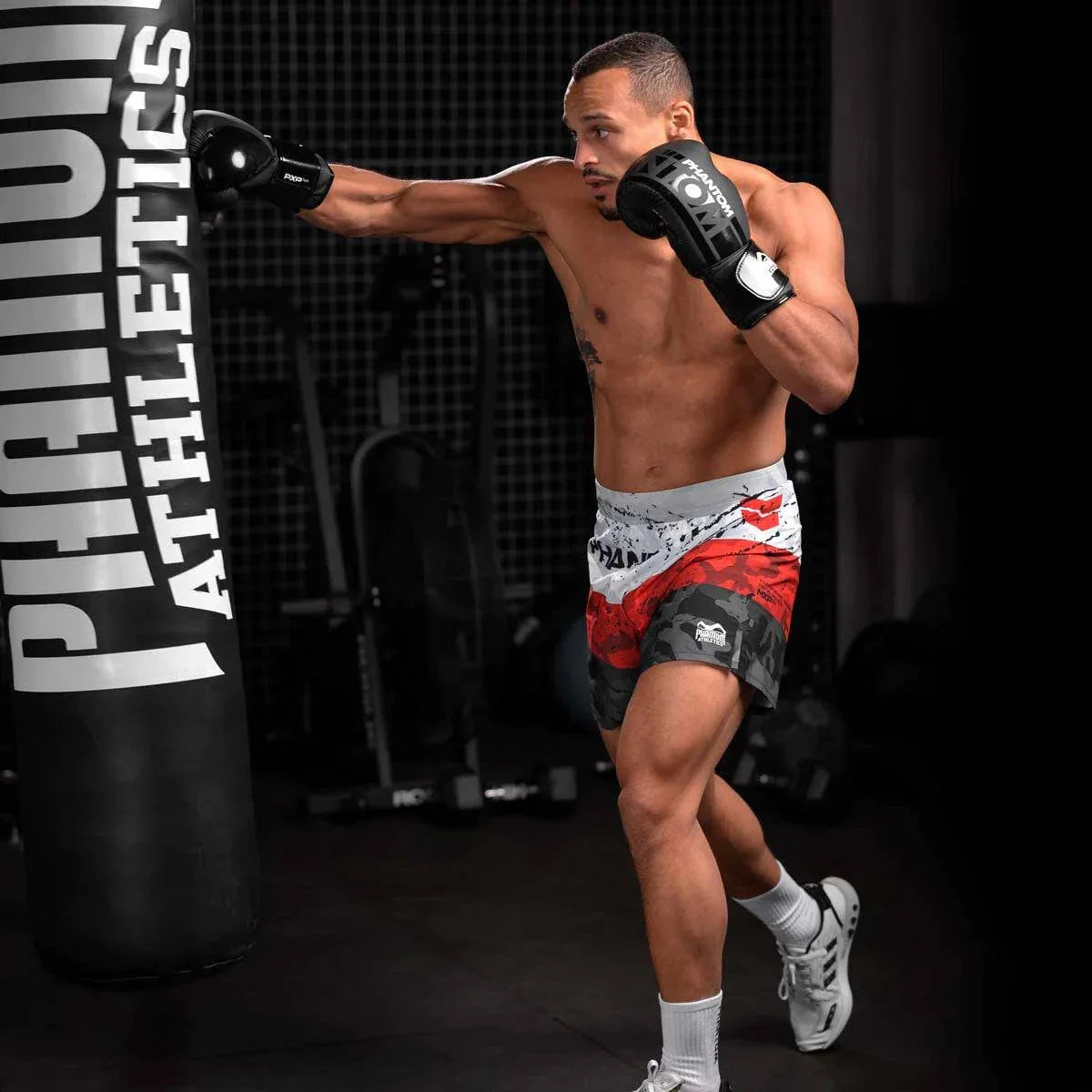 Gants de boxe APEX Speed noirs légers et ergonomiques pour entraînement et compétition