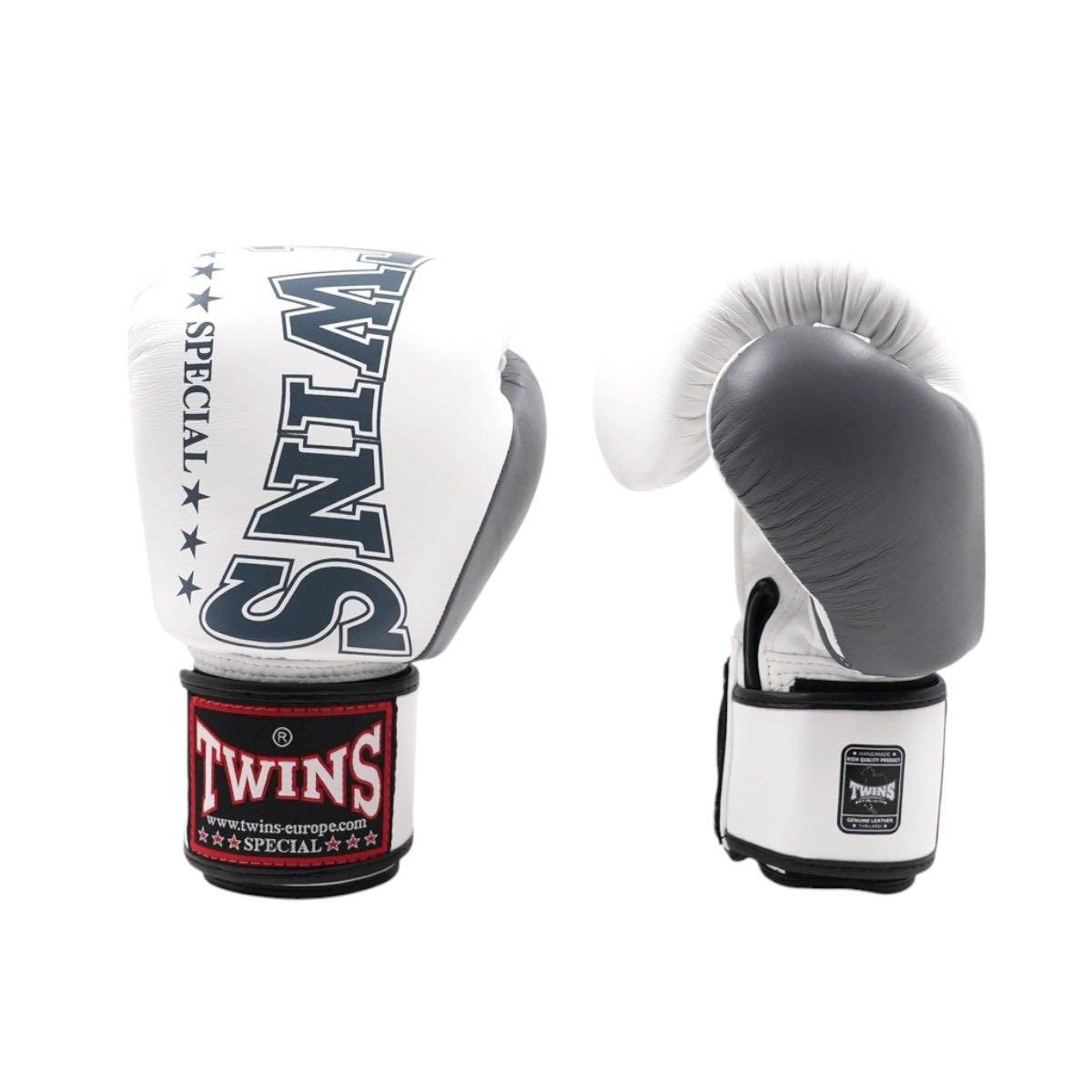 Gants de Boxe Twins Special BGVL8 Blanc Gris