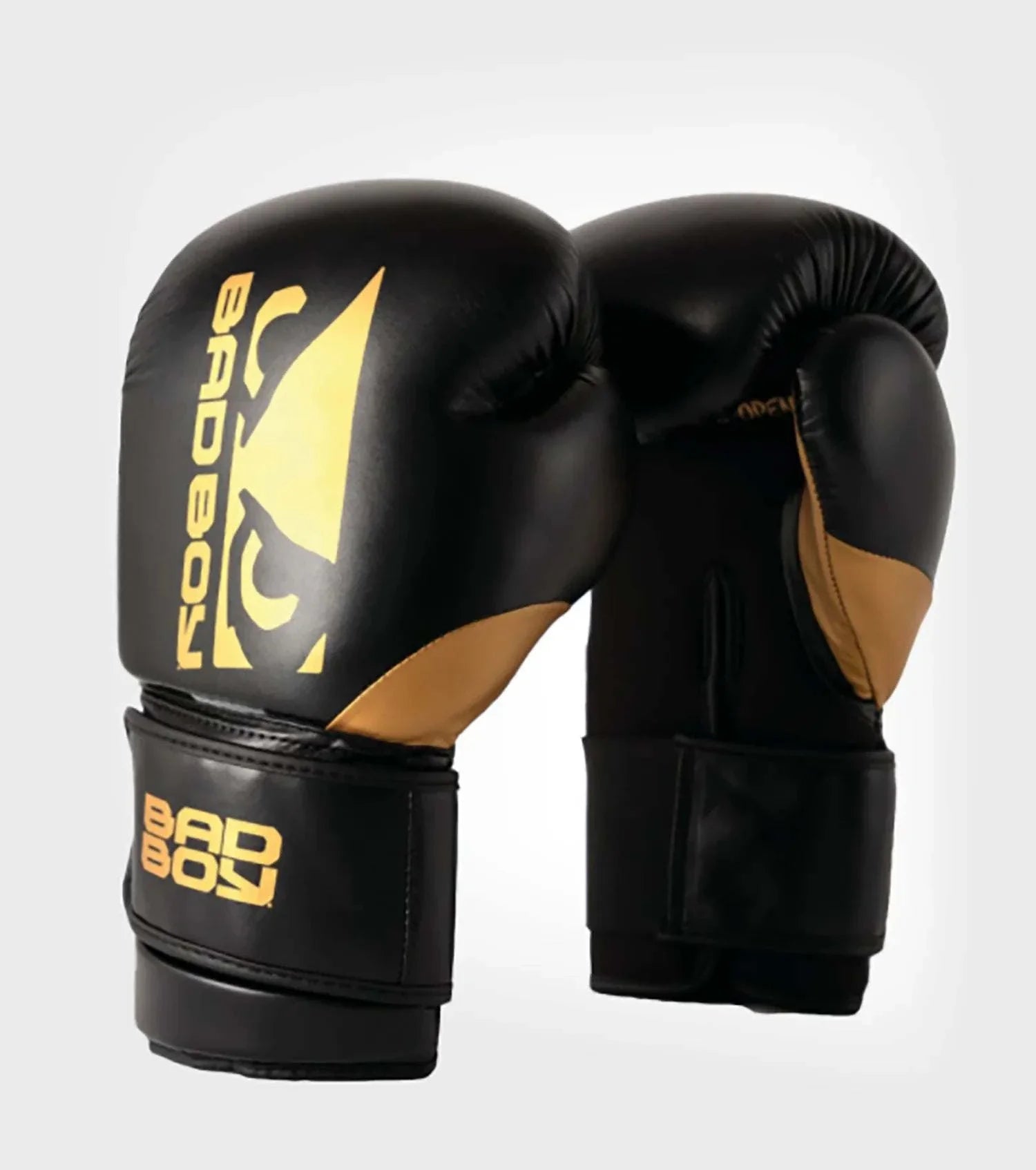 Gants de boxe Bad Boy Zeus noir et or avec protection renforcée pour entraînement intensif