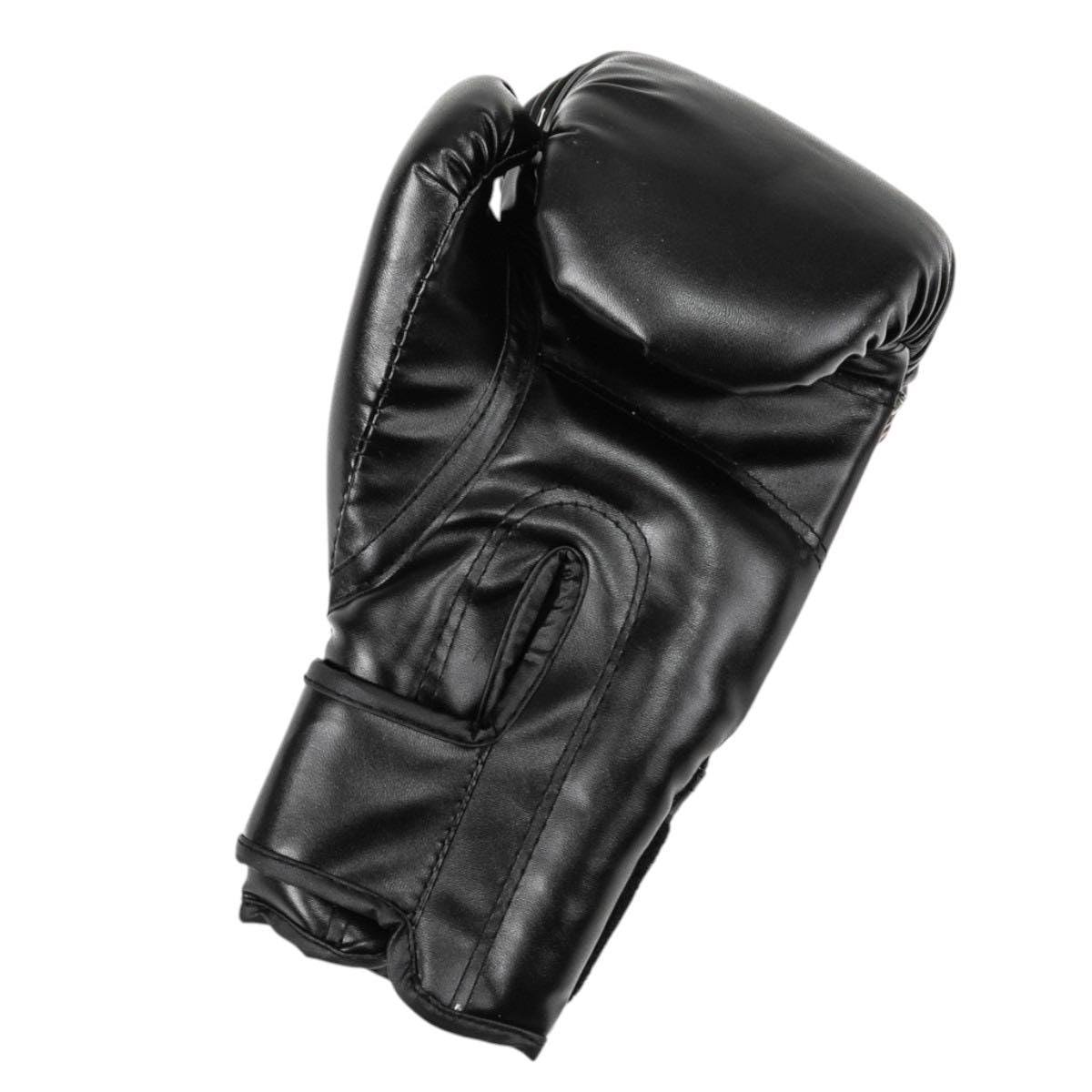 Gants de Boxe enfant Booster en cuir synthétique noir et rose pour protection et confort optimale