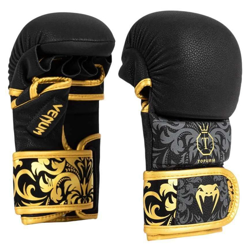 Gants de MMA Sparring Venum x Ilia Topuria Unmatched - Noir/Or 3