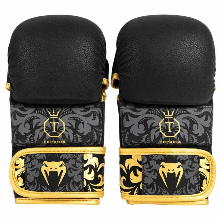 Gants de MMA Sparring Venum x Ilia Topuria Unmatched - Noir/Or 2