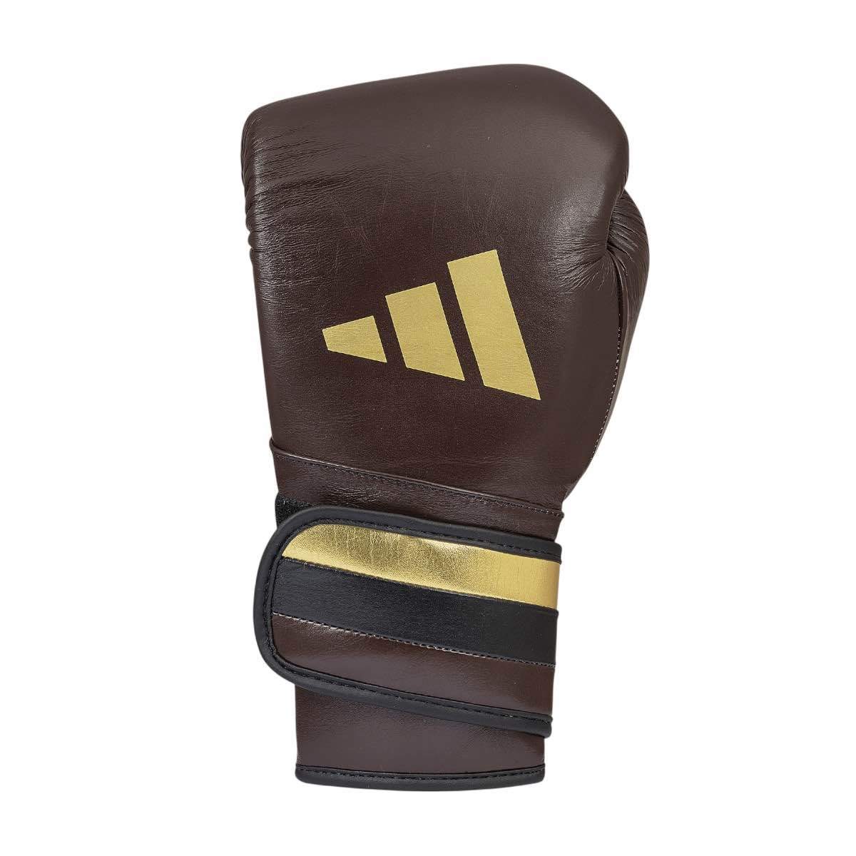 Gants de boxe Adidas Speed 501 Pro Line 2025 en cuir véritable, mousse mémoire et fermeture velcro