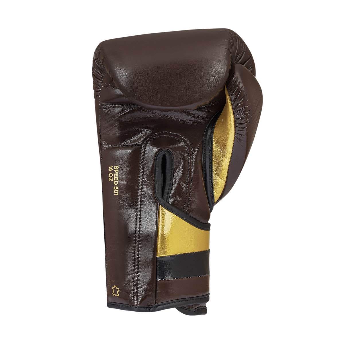 Gants de boxe Adidas Speed 501 Pro Line 2025 en cuir véritable pour entraînement et compétition