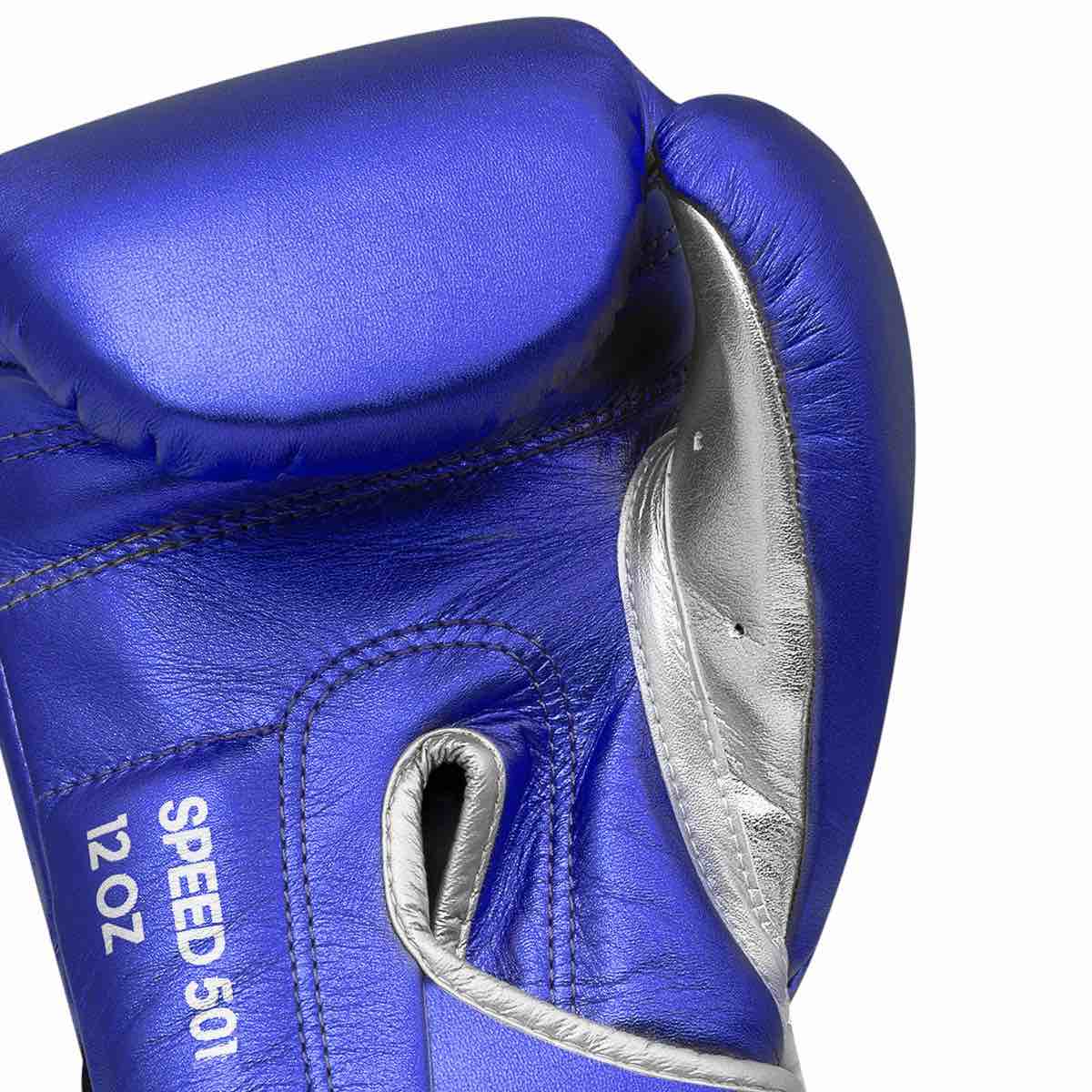 Gants de boxe Adidas Speed 501 Pro Line 2025 en cuir véritable pour boxeurs professionnels