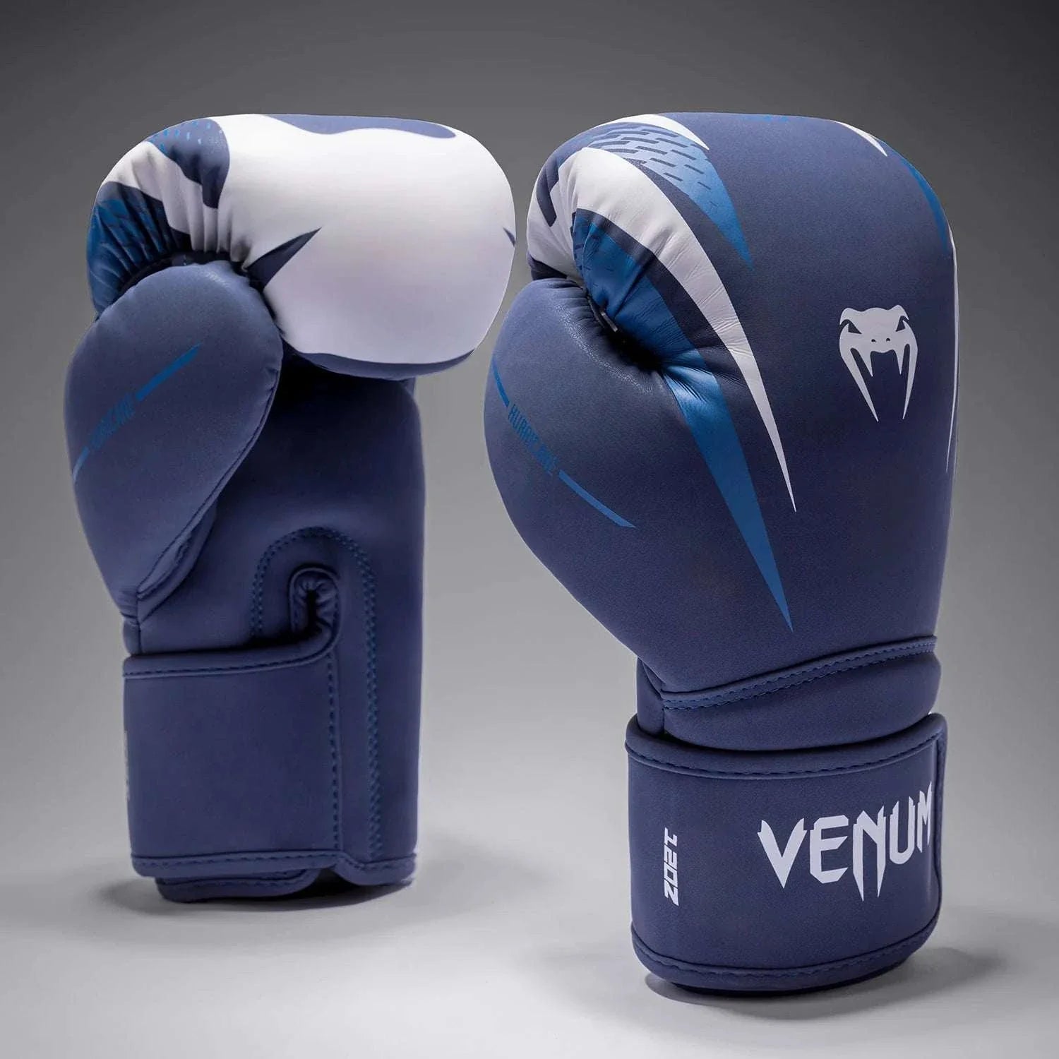 Gants de boxe VENUM Hurricane en cuir synthétique PU premium avec mousse triple densité pour protection optimale et confort renforcé