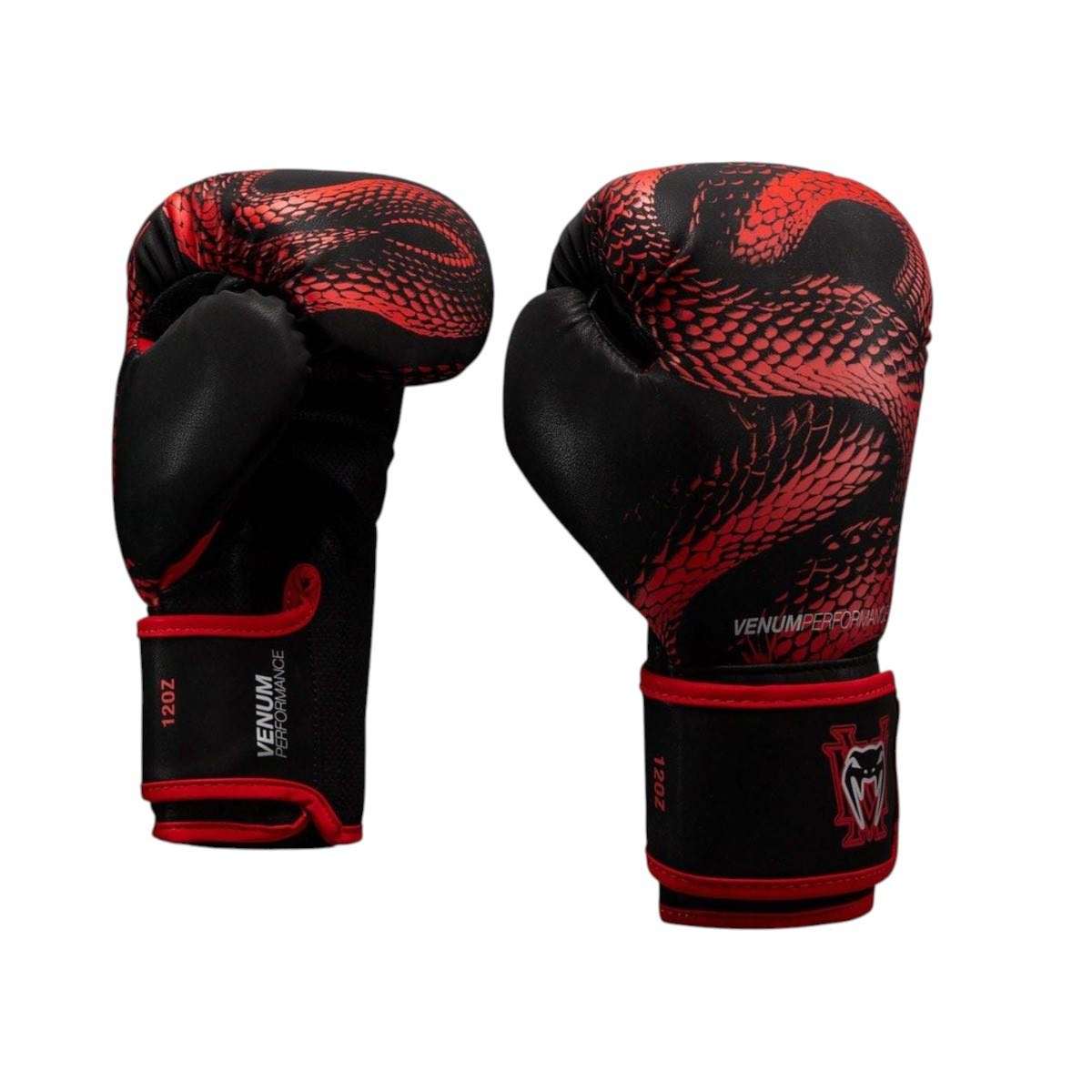 Gants de boxe Venum Matupa noir rouge argent pour entraînement et sparring avec protection et confort optimal