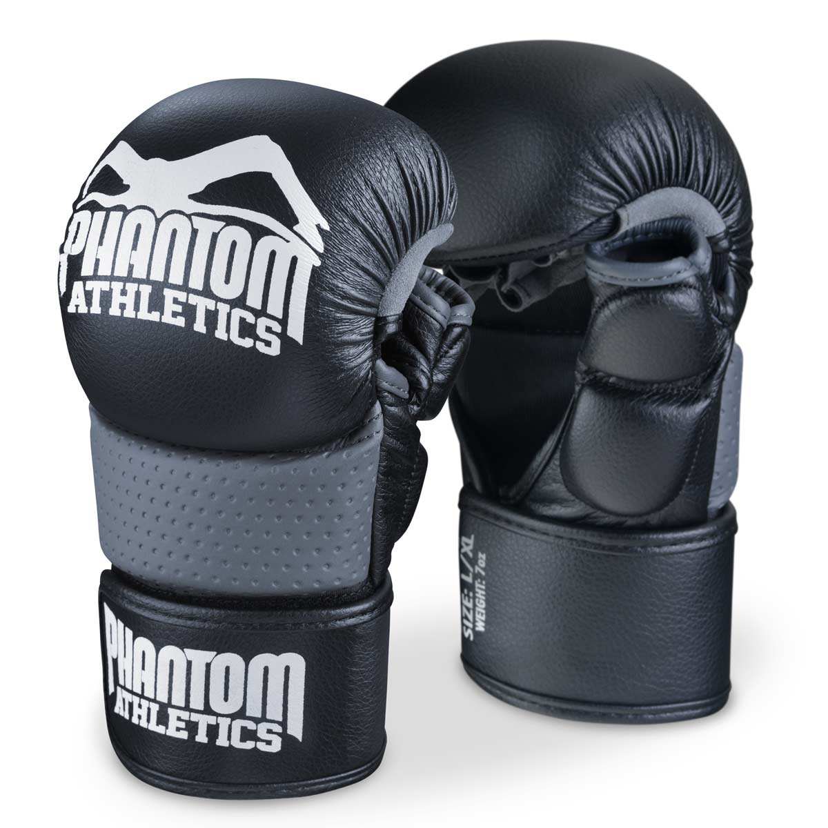 Gants de combat MMA RIOT Phantom Athletics protection 360° et maintien poignet pour sparring sécurisé