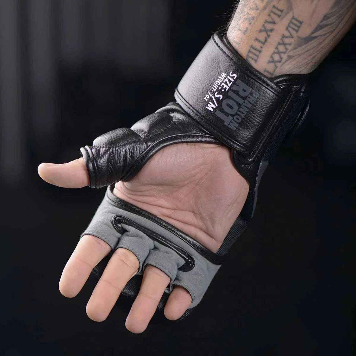 Gants de combat MMA RIOT Phantom Athletics protection 360° maintien poignet pour sparring sécurisé