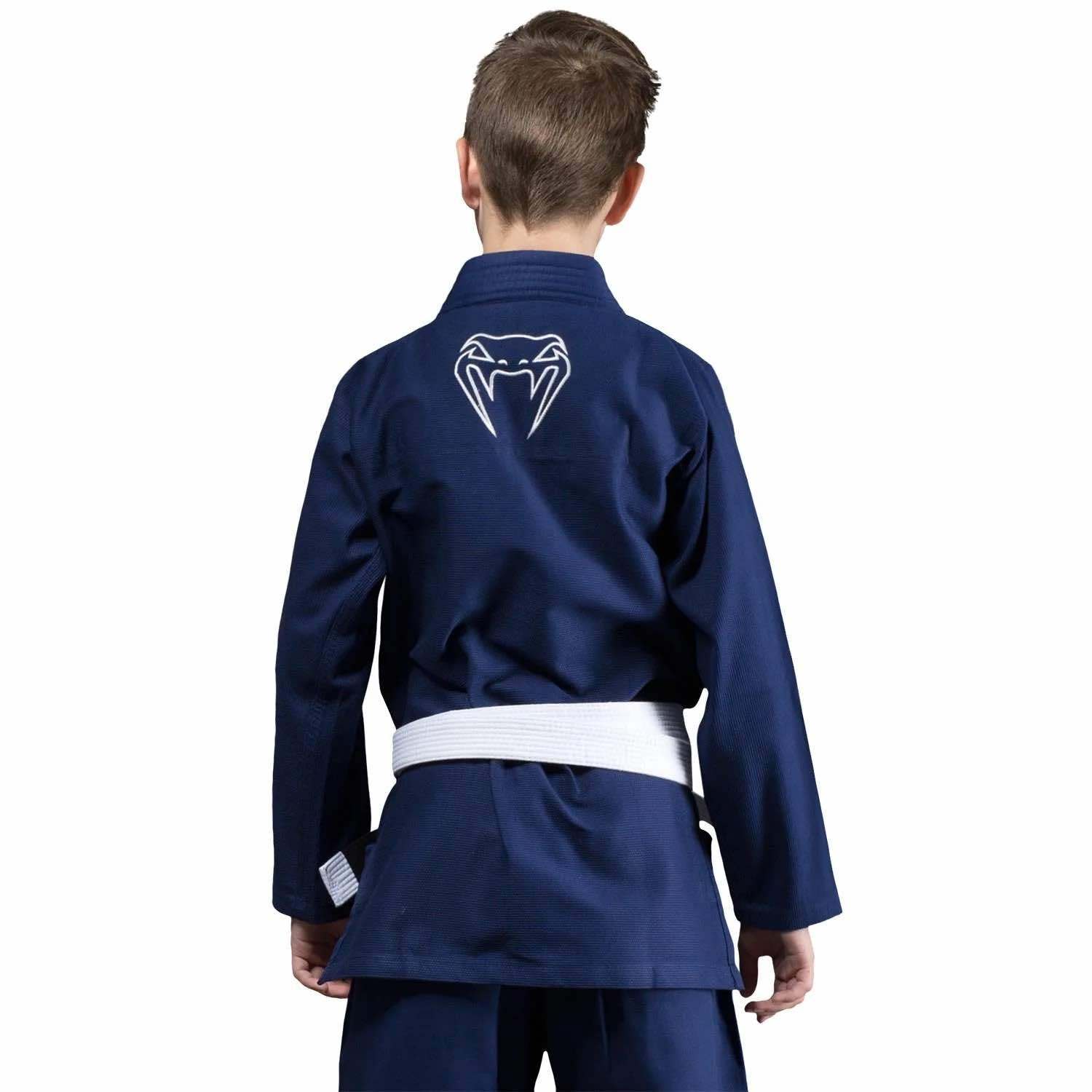 Kimono JJB enfant Venum Contender blanc avec ceinture pour débuter le Jiu-Jitsu Brésilien