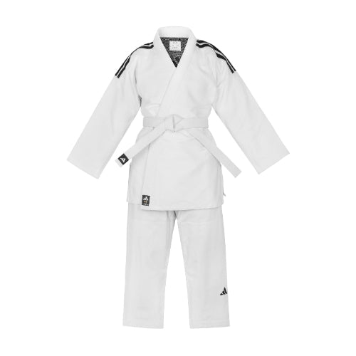 Kimono de Judo Adidas J690 Quest – 690 g/m² - Blanc - Bandes Noires