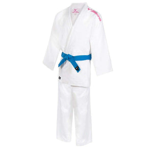 Kimono de judo Mizuno Keiko Rose brodé