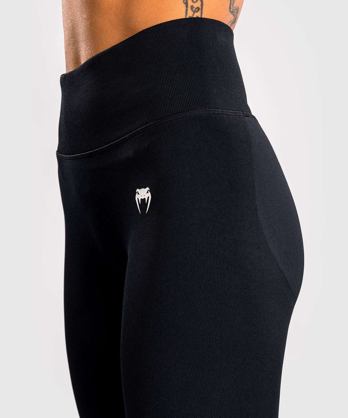 Legging Femme Venum Sculpt noir blanc compression et maintien pour entraînement MMA et grappling