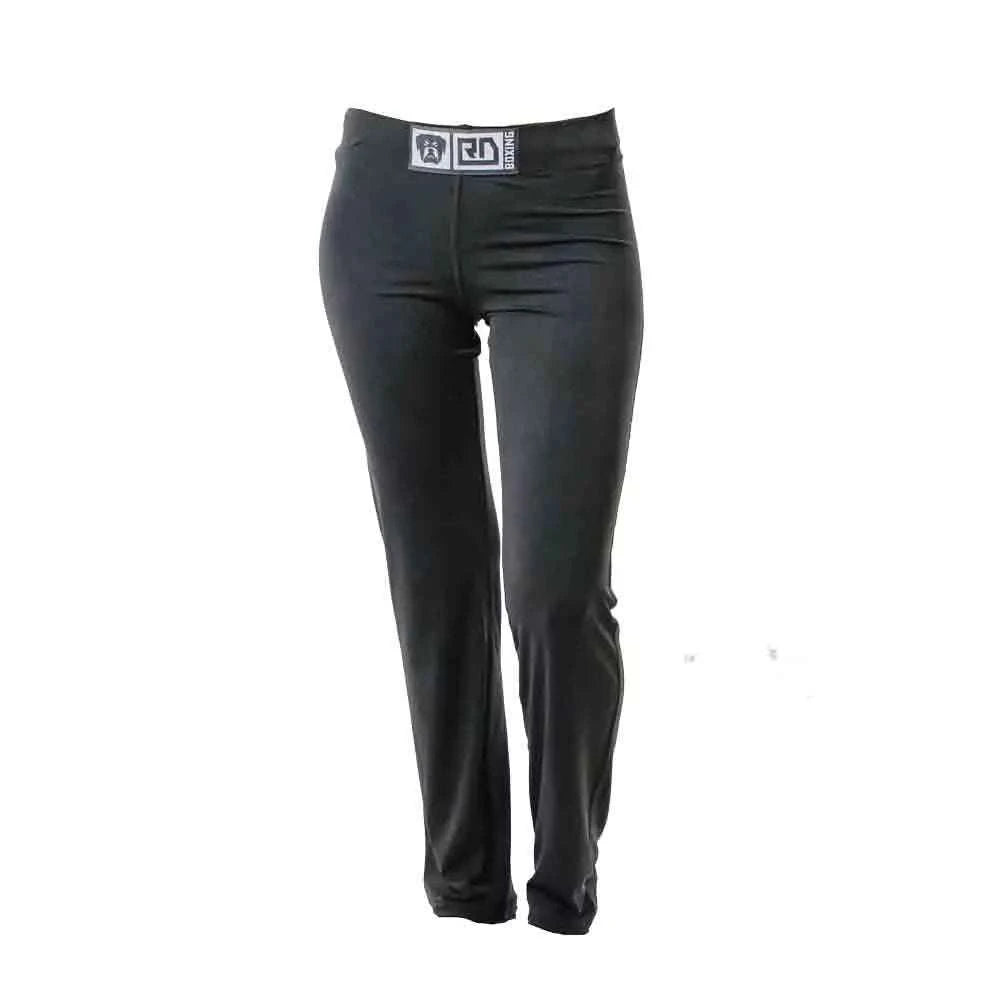 Pantalon de Boxe Française Femme RD Boxing - Noir