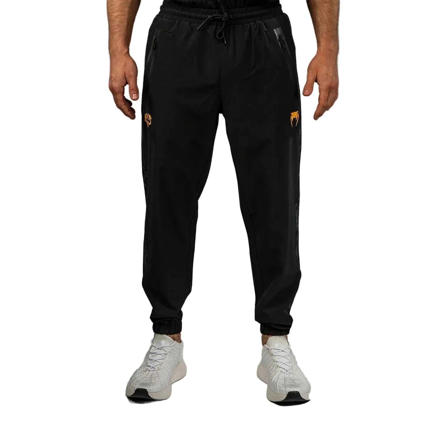 Pantalon de jogging Venum x Chimaev Wild Borz noir et gris pour sports de combat