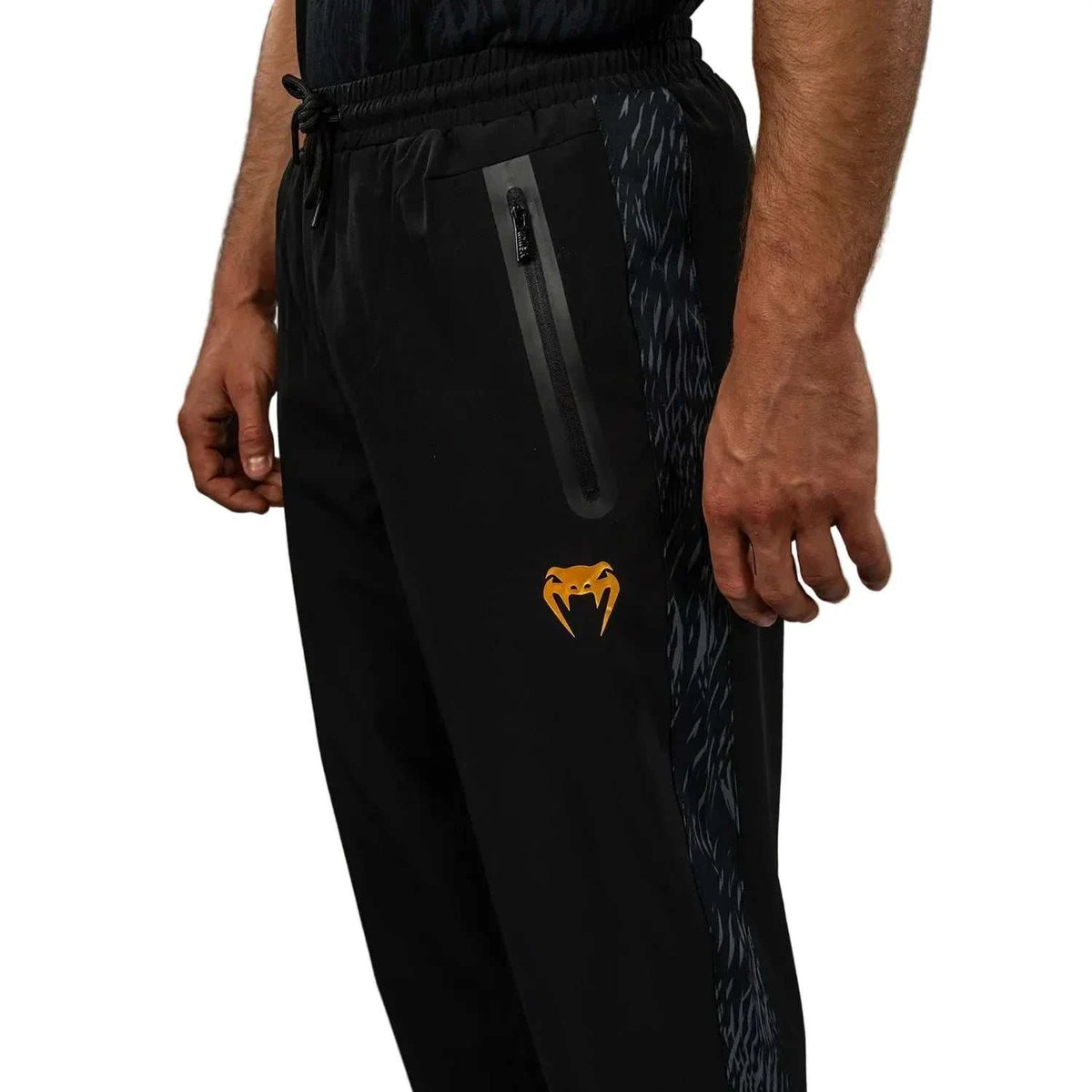 Pantalon de jogging Venum x Chimaev Wild Borz noir et gris pour MMA et sports de combat