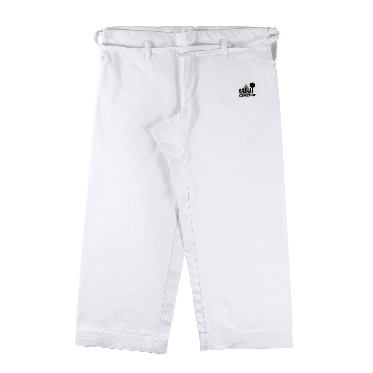 White Pantalon Karaté Legacy II made of 100% brushed cotton with a fitted cut for optimal movement and moisture ventilation.