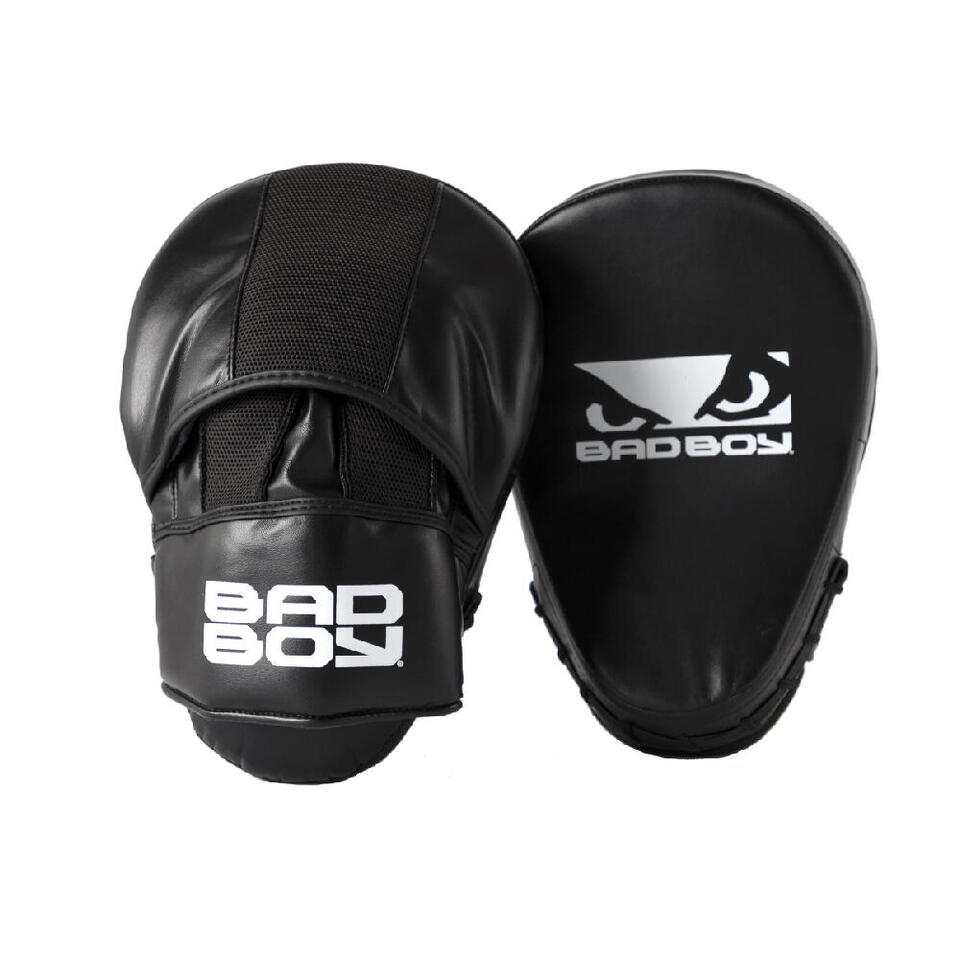 Pattes d’Ours Premium Bad Boy noir et blanc pour entraînement boxe et MMA