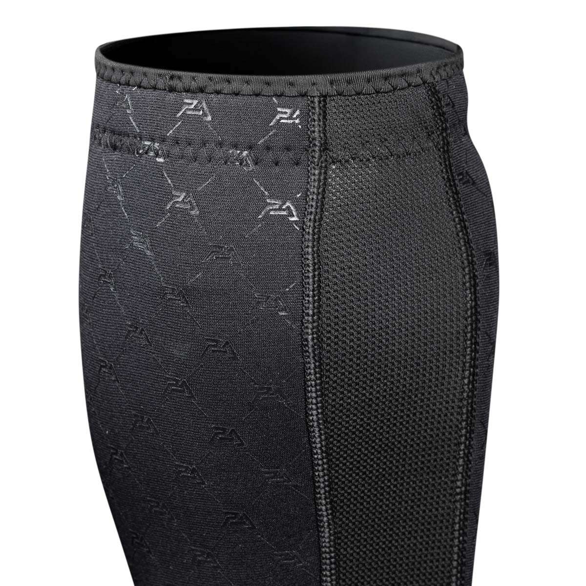 Protège-tibias Grappling Elite Phantom Athletics noir pour MMA et grappling avec néoprène et rembourrage haute densité
