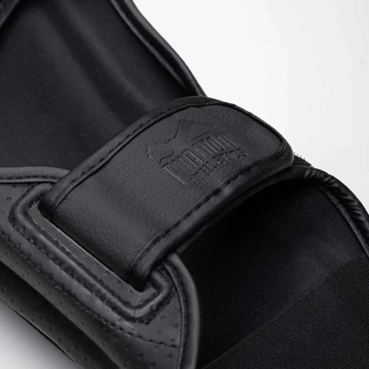 Protège-Tibias Phantom MT-Pro noirs, protection légère et résistante pour Muay Thaï et kickboxing