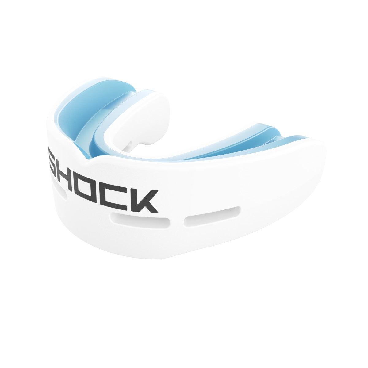 Protège dents Shock Doctor double gel senior nano Blanc