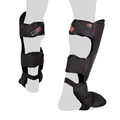 Protège Tibia-pieds RD BOXING HD V5 – K1 & Muay Thaï Noir