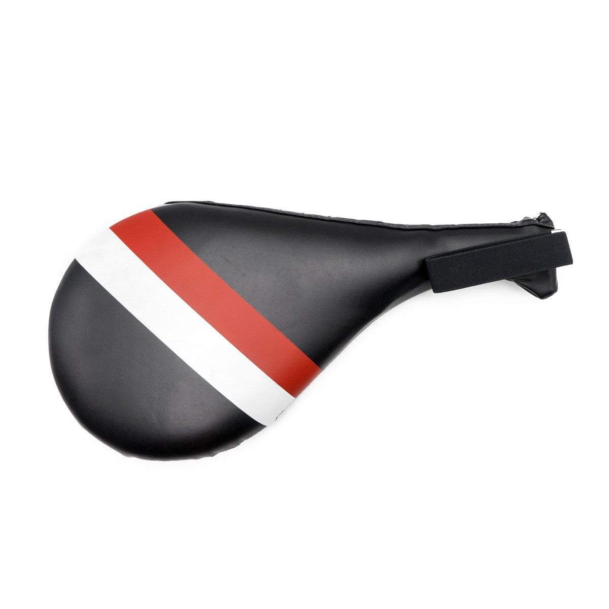 Raquette de Taekwondo Basic FUJIMAE noire en cuir synthétique pour entraînement de précision