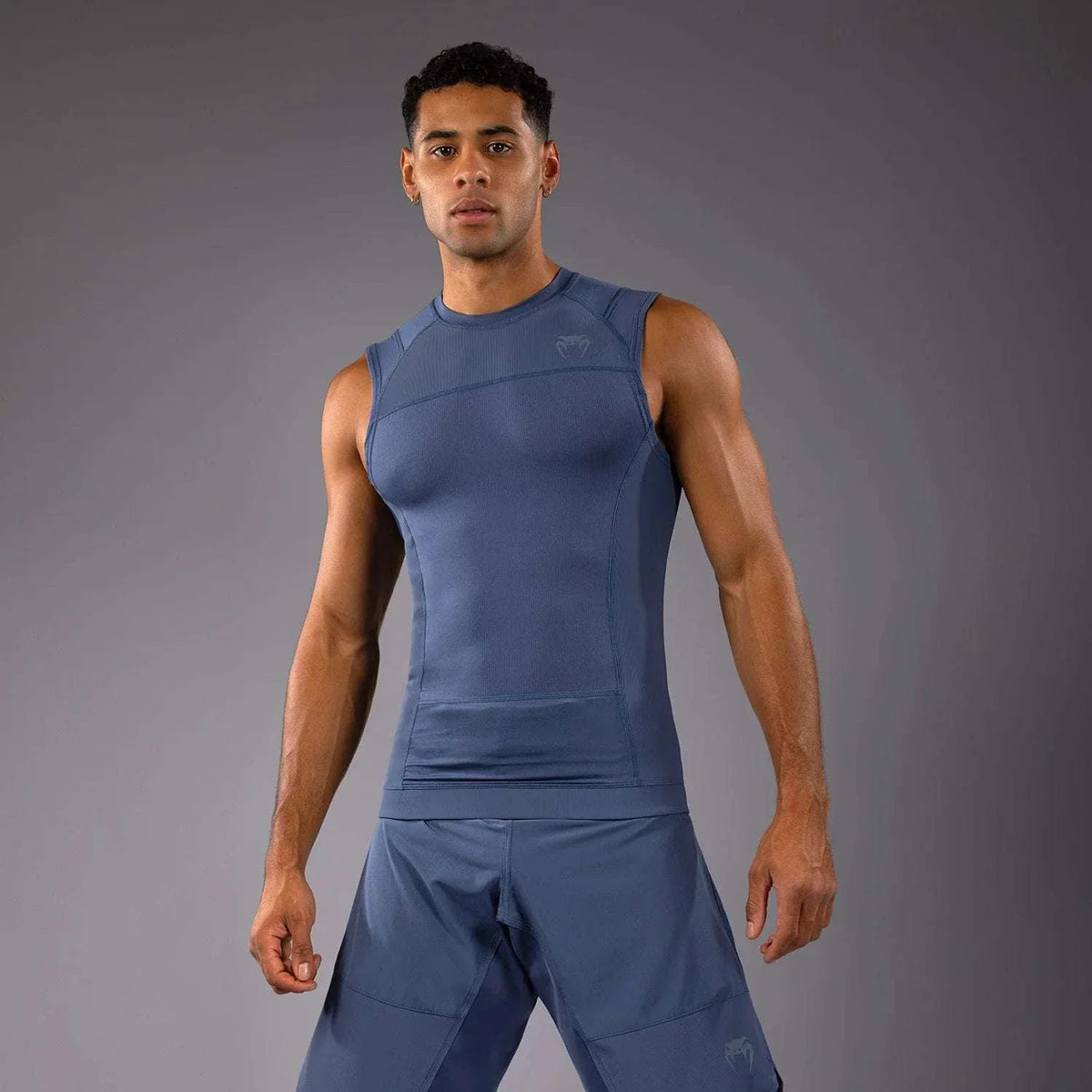 Rashguard sans manches Venum G-Fit Air bleu brumeux pour sports de combat et MMA