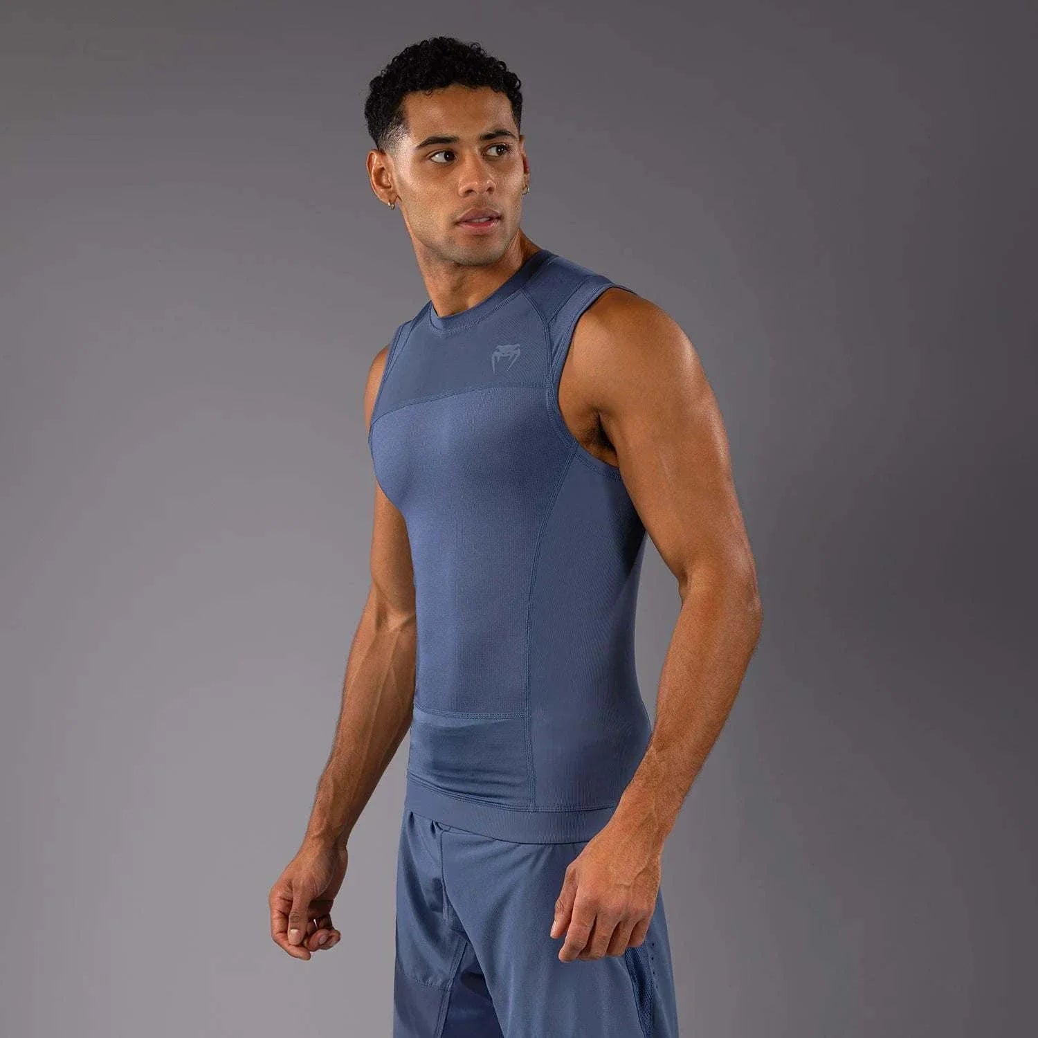 Rashguard sans manches Venum G-Fit Air bleu pour MMA et sports de combat