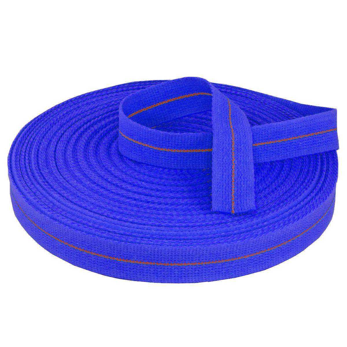 Rouleau Ceinture Karaté 50m – Coton 100% Made in France - Bleu