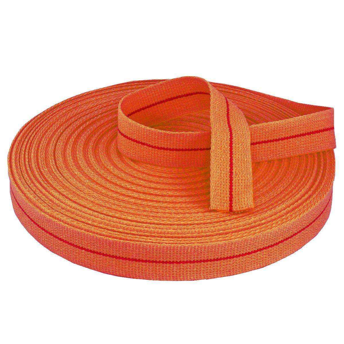 Rouleau Ceinture Karaté 50m – Coton 100% Made in France - Orange