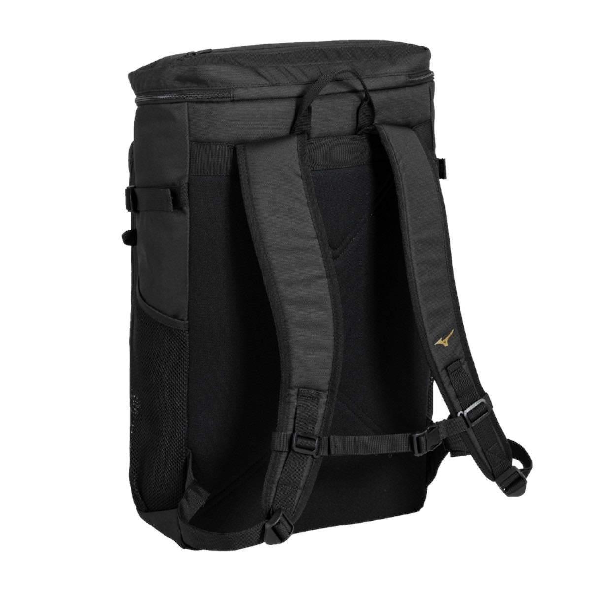Sac à dos Mizuno Judo FUJI Line 30L noir et or pour entraînement arts martiaux