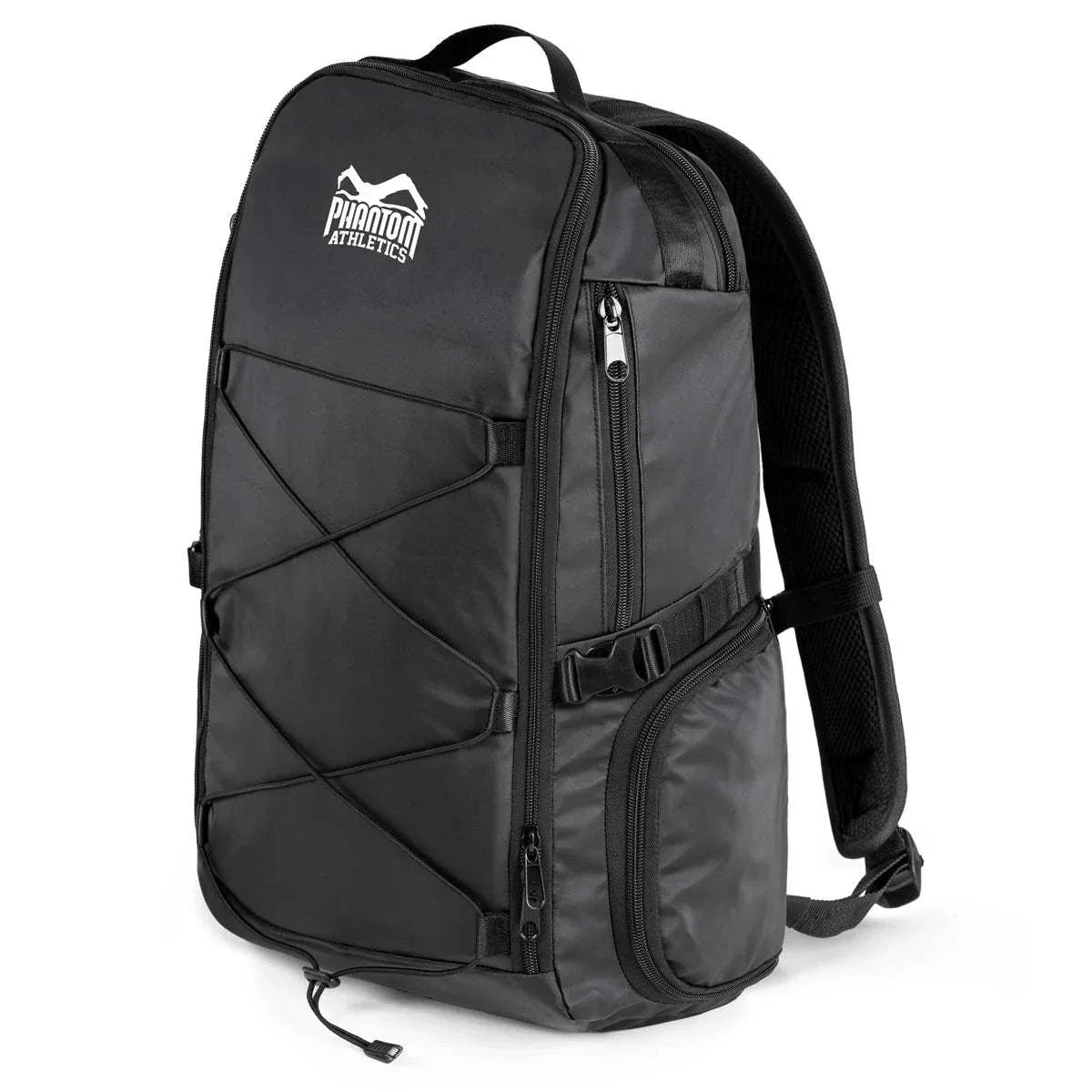 Sac à dos APEX Team noir 25L pour gym et sports de combat avec compartiment humide et système bungee externe