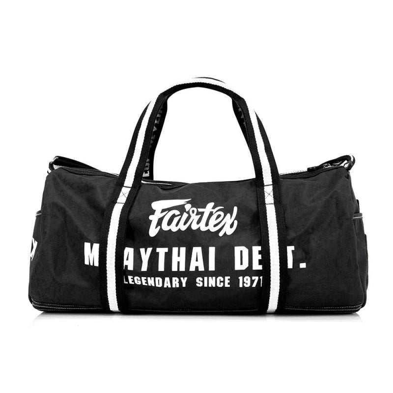 Sac de Sport Fairtex noir compact et résistant pour boxe et MMA