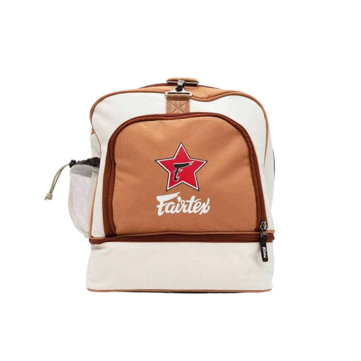 Sac de Sport Fairtex Premium noir et vert en nylon Rip Stop avec nombreux rangements pour sports de combat