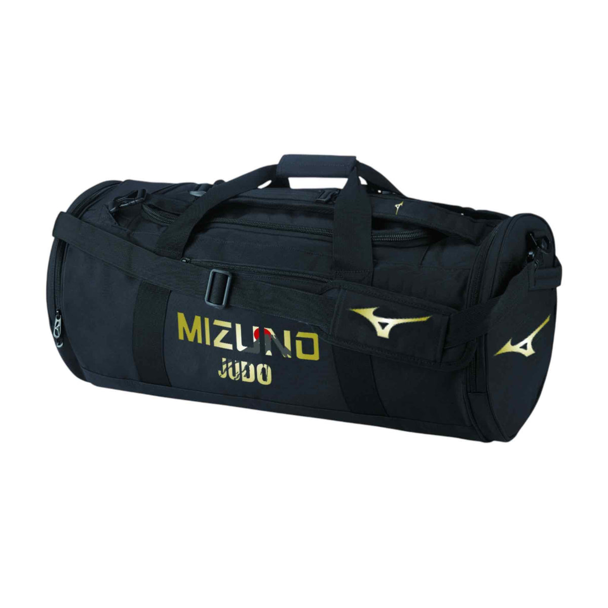 Sac de sport Mizuno Multiway FUJI Line 45L noir pour judo avec poignées et bretelles sac à dos