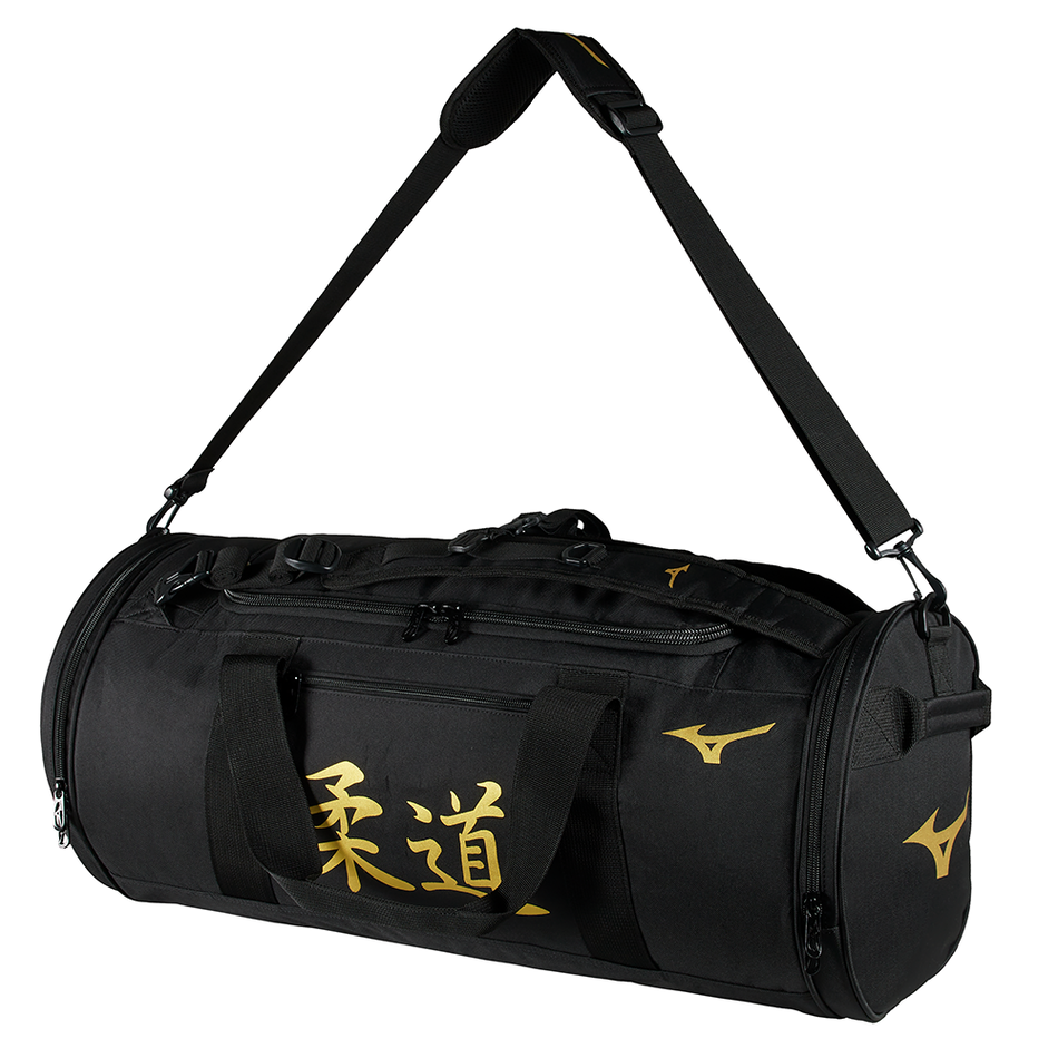 Sac de sport judo Mizuno Multiway 45 L noir et or