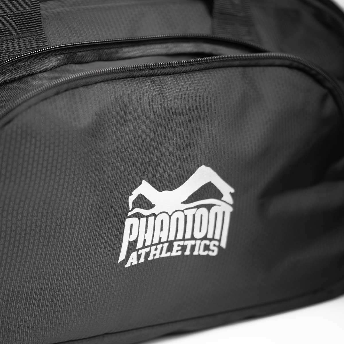 Sac de sport SHADOW noir robuste en polyester déperlant pour entraînement MMA et sports de combat