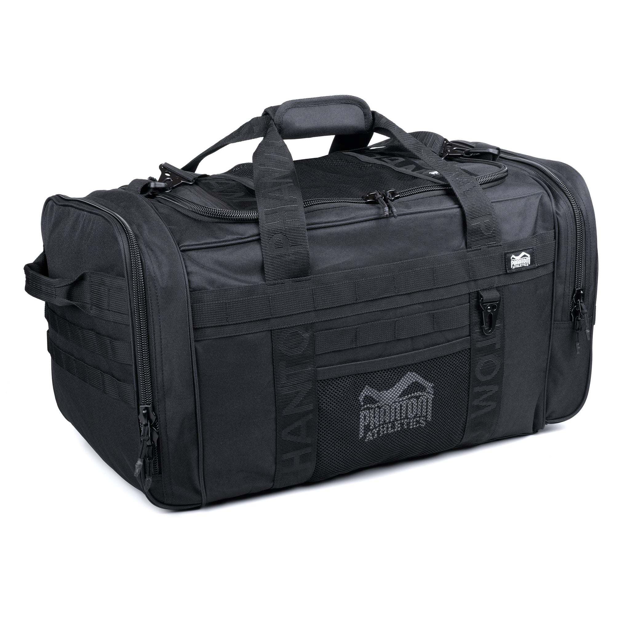 Sac de sport Tactic Phantom Athletics noir en nylon résistant 70L pour arts martiaux et sports de combat