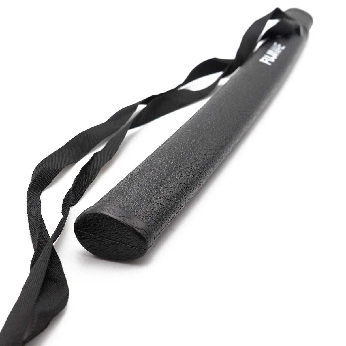 Black polypropylène saya for Shoto sword transport with carrying straps for martial arts use