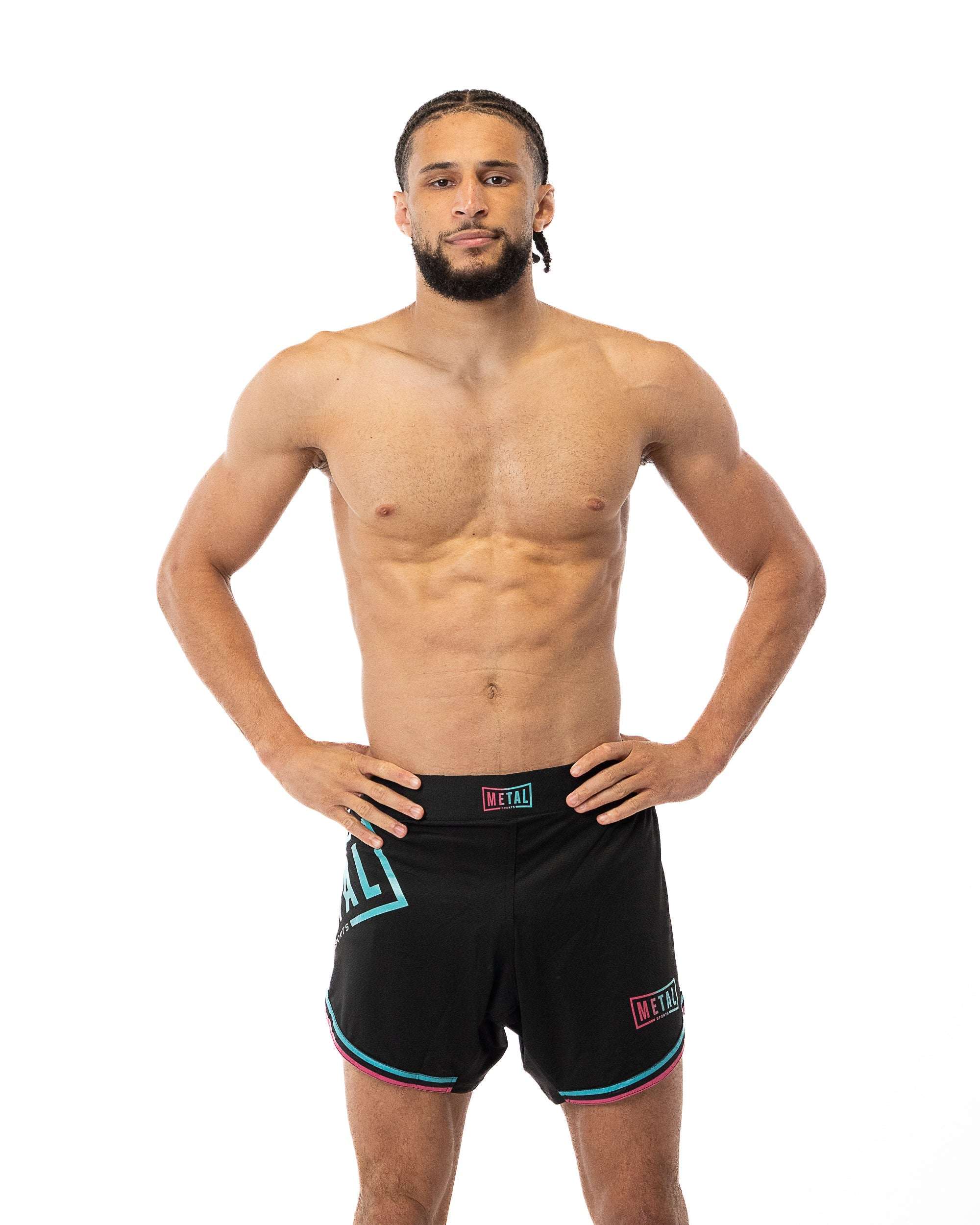 Short MMA Miami Vibe Metal Boxe léger et confortable pour entraînement combat