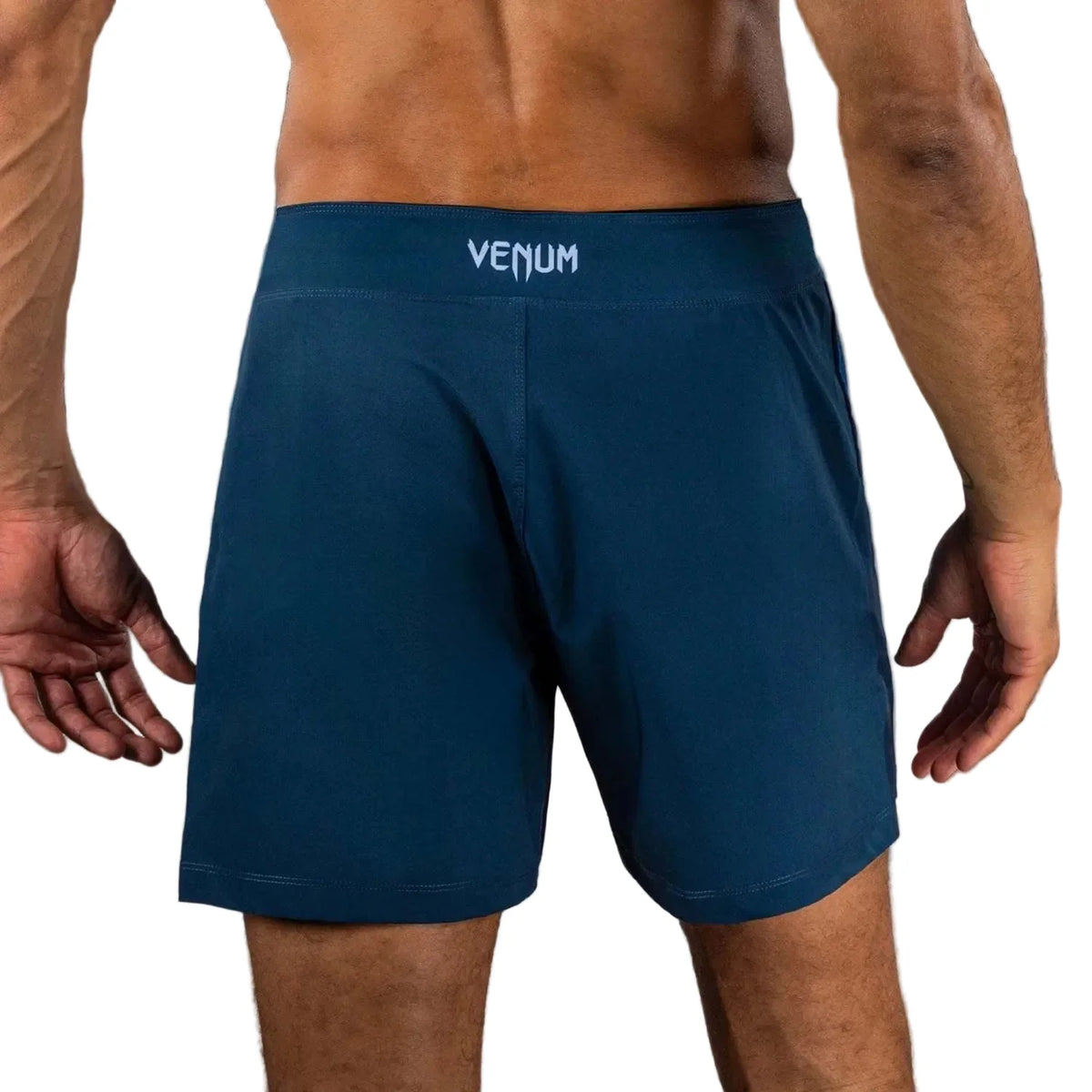Short de Combat Venum noir/blanc, léger et résistant pour Jiu-Jitsu Brésilien no-gi et MMA