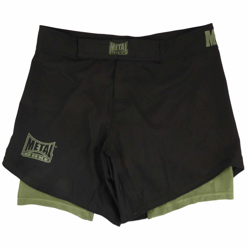 Short de MMA Metal Boxe Dual Noir