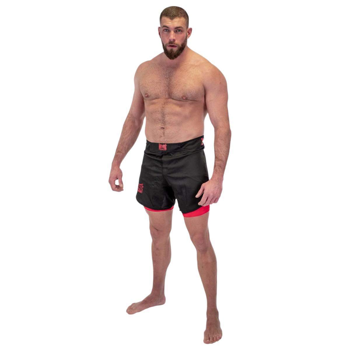 Short de MMA Metal Boxe Dual Noir