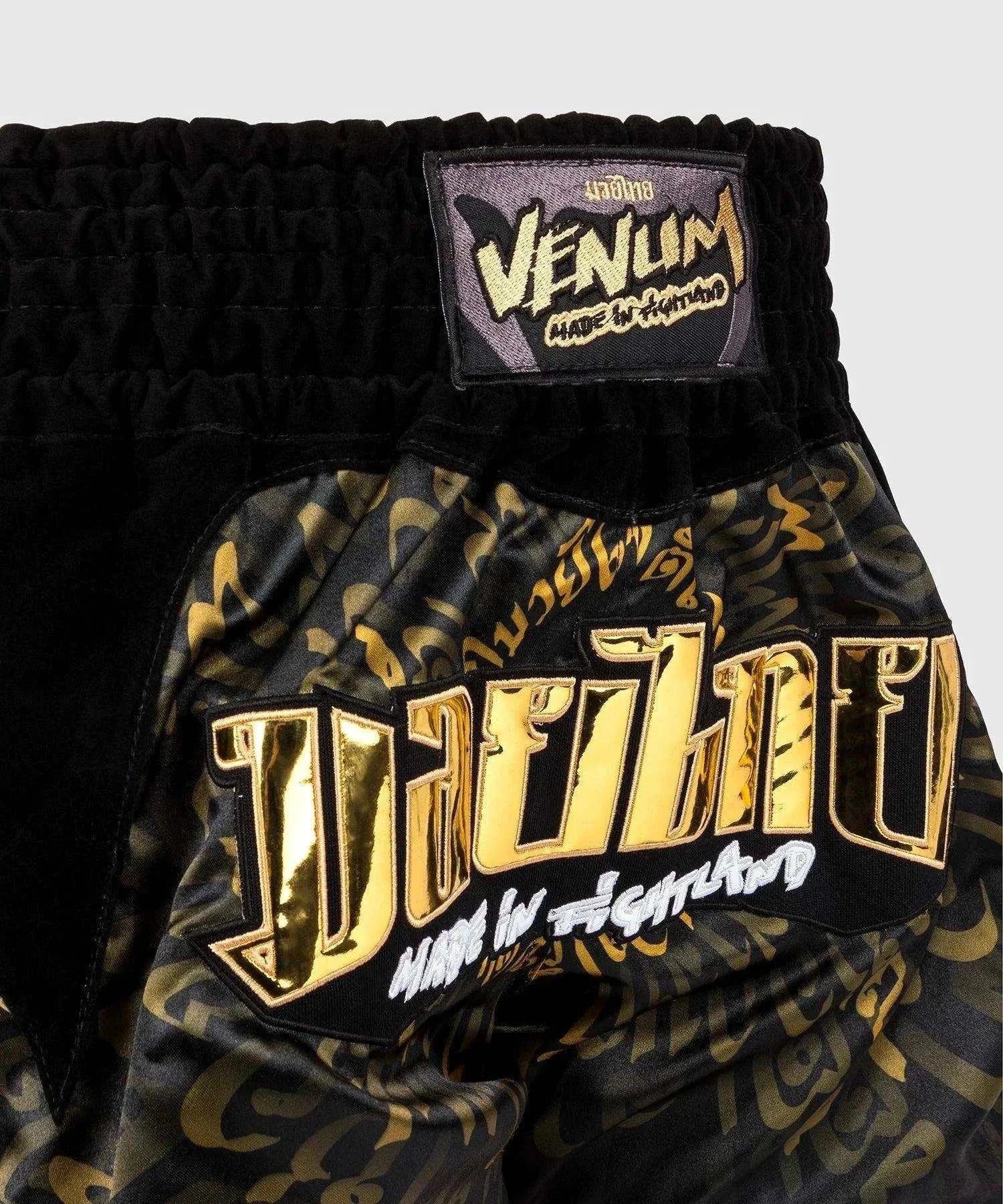 Short de Muay Thai Venum Attack 2.0 - Noir/Or