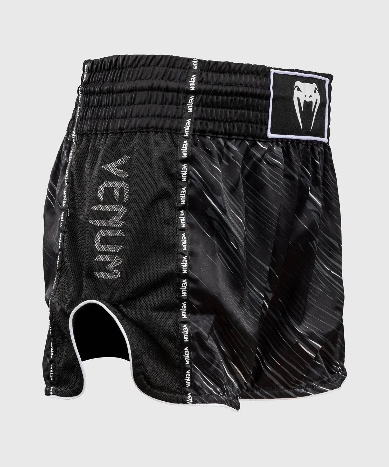Venum Rapid Muay Thai Shorts Noir/Gris – Légèreté & Liberté de mouvement