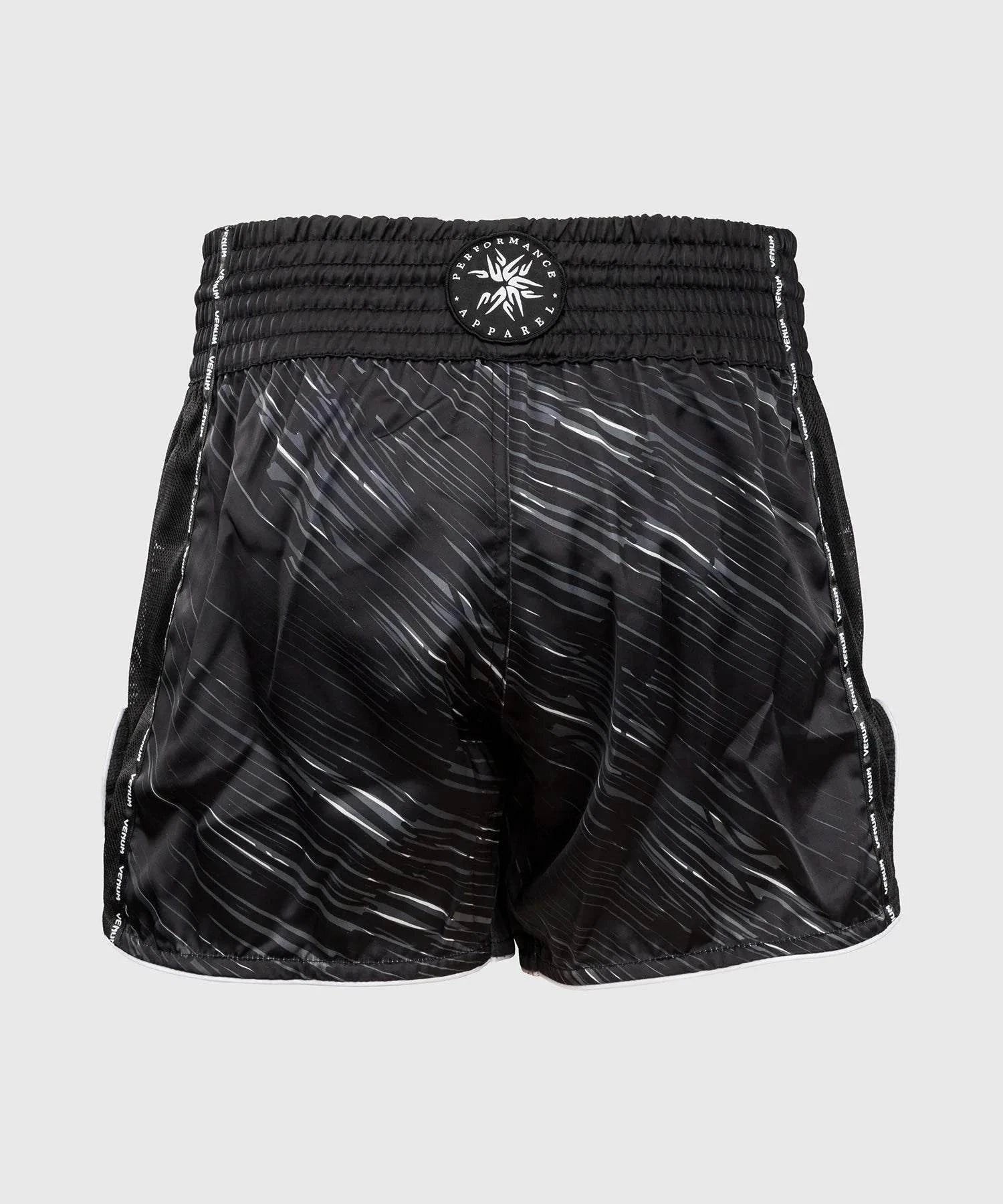 Venum Rapid Muay Thai Shorts Noir/Gris – Légèreté & Liberté de mouvement