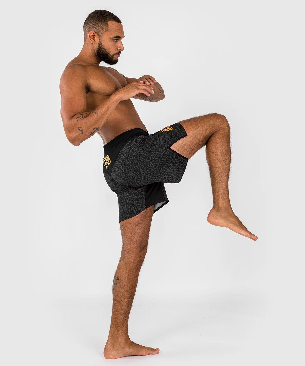 Short de combat Venum x Ares 2.0 - Noir/Or