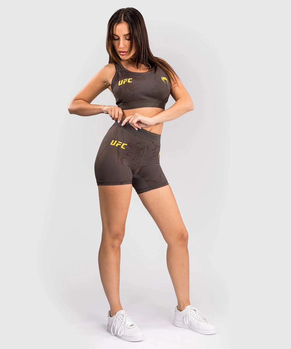 Short Vale Tudo Femme UFC Fusion by Venum Fight Week - Marron