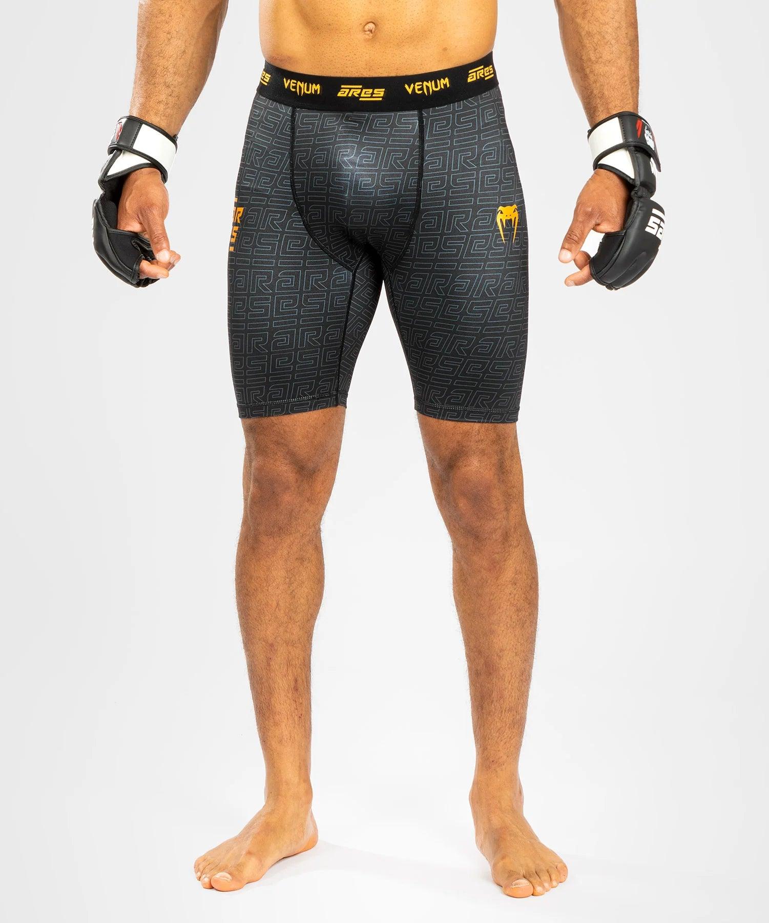 Shorts de Compression Vale Tudo Venum x Ares 2.0  - Noir/Or